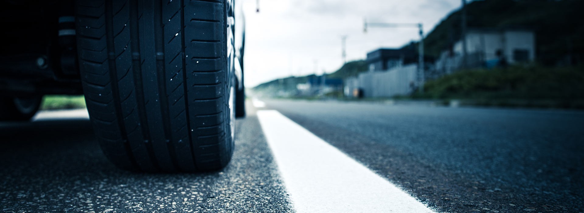 Reifen auf der Strasse